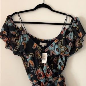 Summer cold shoulder maxi dress by Loft